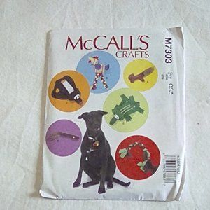McCall's Crafts M7303 Dog Pet Toys in 6 styles